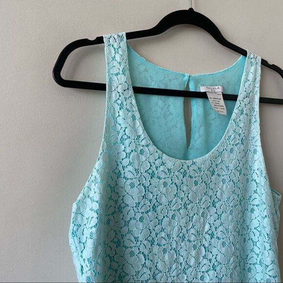 ARITIZA-TALULA Betty Lace Teal Tank Top - Picture 4 of 12